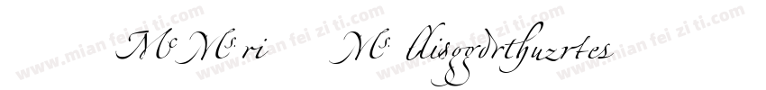 NOMARK A Ligature字体转换